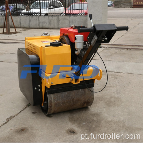 Venda quente da fábrica 600 kg rolo compactador de rolo de motor a diesel compactador de estrada vibratório FYL-S600CS